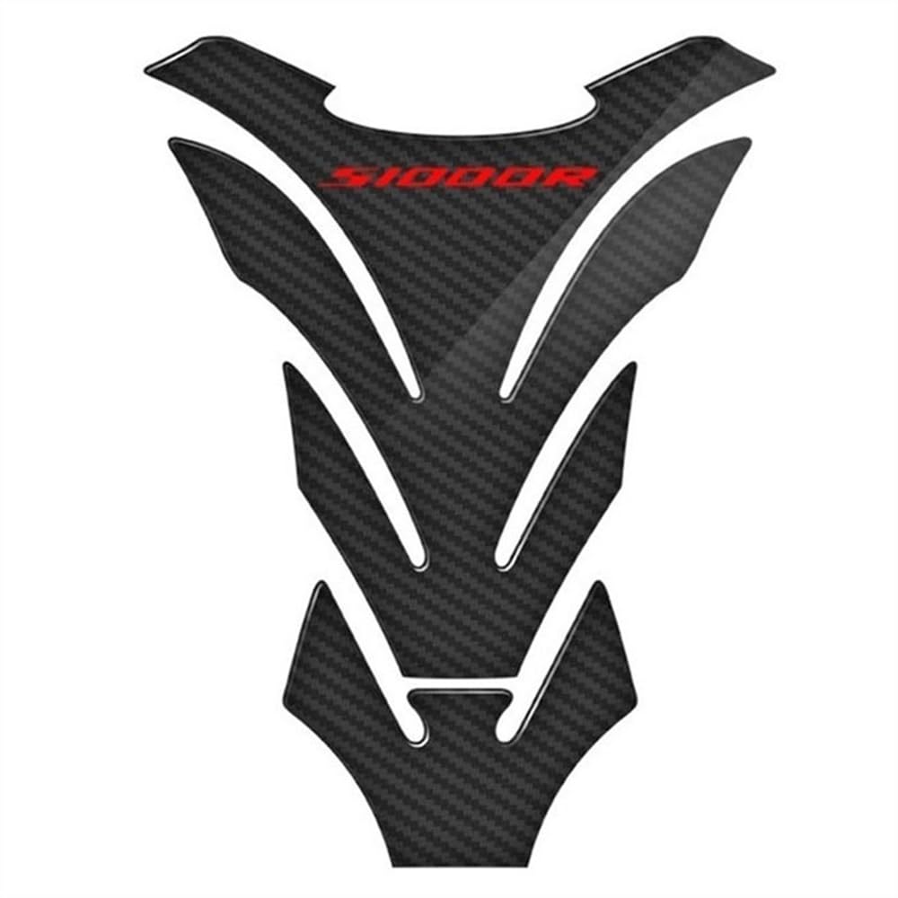 YINZO Motorrad-Tankaufkleber 3D Carbon Fiber Motorrad Kraftstoff Tank Pad Abdeckung Schutz Aufkleber Aufkleber Für B&MW S1000RR S1000 RR (Color : 9) von YINZO