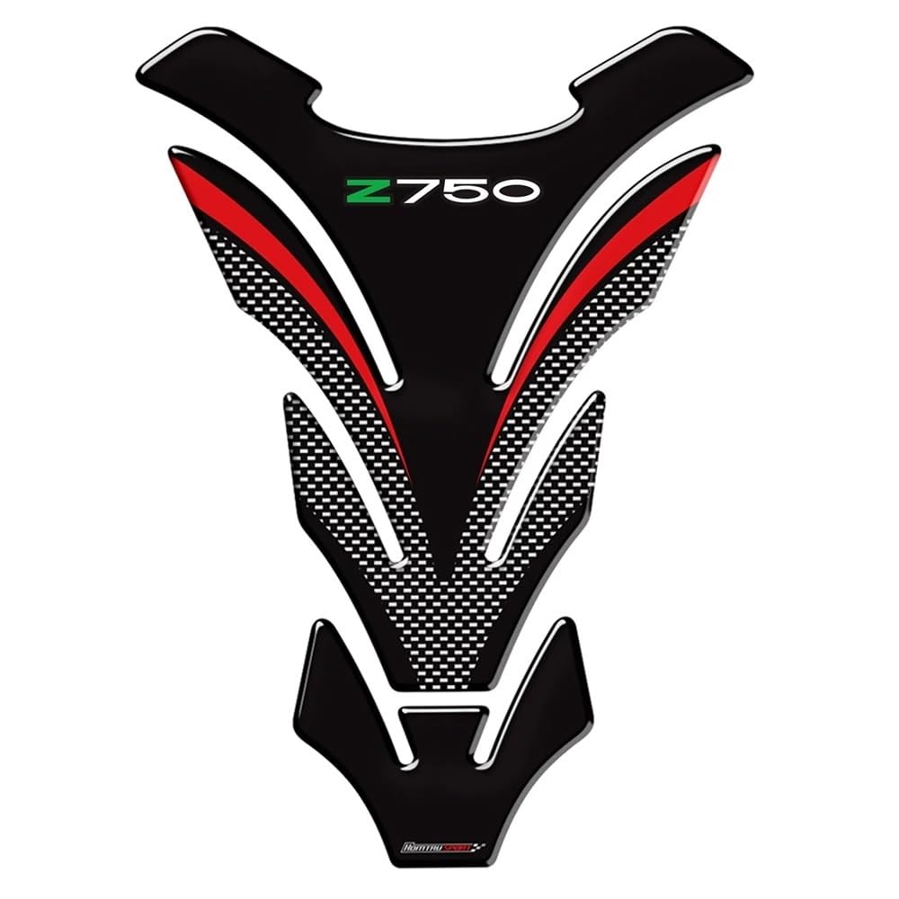 YINZO Motorrad-Tankaufkleber Für KA&WA&SAKI Z750 Z 750 Z750 Motorrad 3D Logo Traktion Seite Pad Schutz Aufkleber Kraftstoff Tank Aufkleber(5) von YINZO