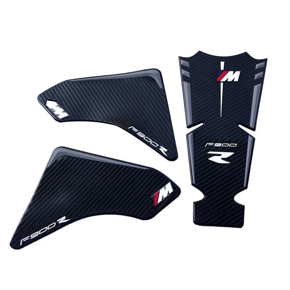 YINZO Motorrad-Tankaufkleber Motorrad Seite Kraftstoff Tank Pad Tank Pads Schutz Aufkleber Knie Grip Traktion Pad Für B&MW F900R 2020-2021 von YINZO