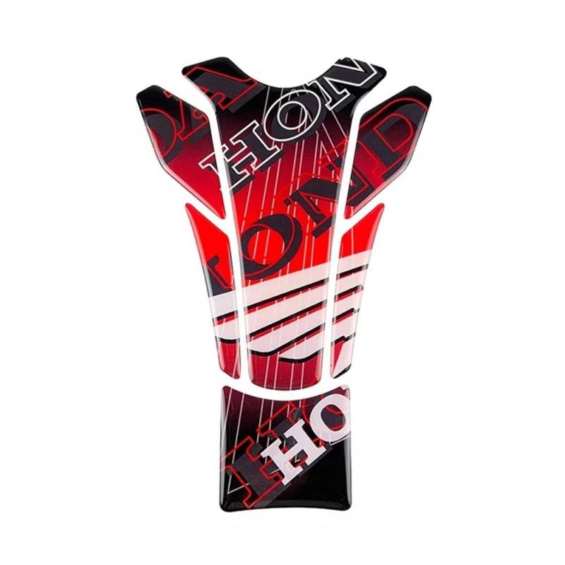 YINZO Motorrad Tankspad Für CB CBR 400 600 1000 1300 RR RC51 SP1 SP2 3D Motorrad Zubehör Tank Pad 3M Motorrad Aufkleber Aufkleber(Red) von YINZO