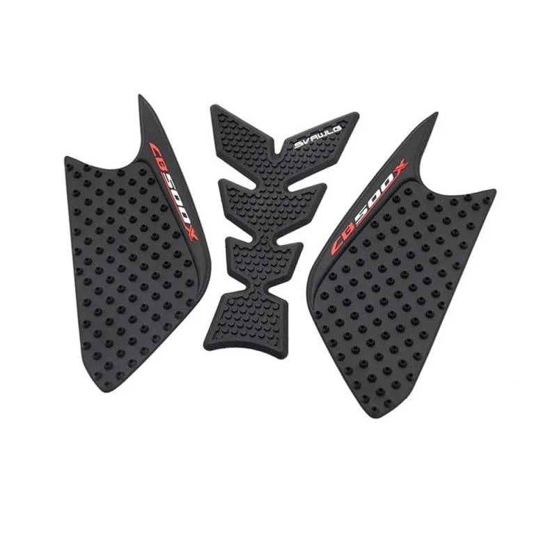 YINZO Motorrad Tankspad Für CB500X 2013-2021 Motorrad Kraftstoff Tank Pad Schutz Aufkleber Kraftstoff Tank Seite Schutz Aufkleber(Red Set) von YINZO