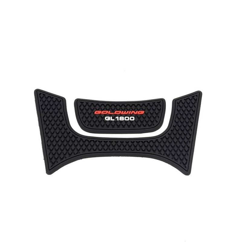 YINZO Motorrad Tankspad Für Goldwing 1800 GL1800 F6B Kraftstofftank Pad Anti-Scratch Tank Grip Pads Knie Grip Traktion Pads Tankpad Aufkleber Gummi Pad(Black c) von YINZO