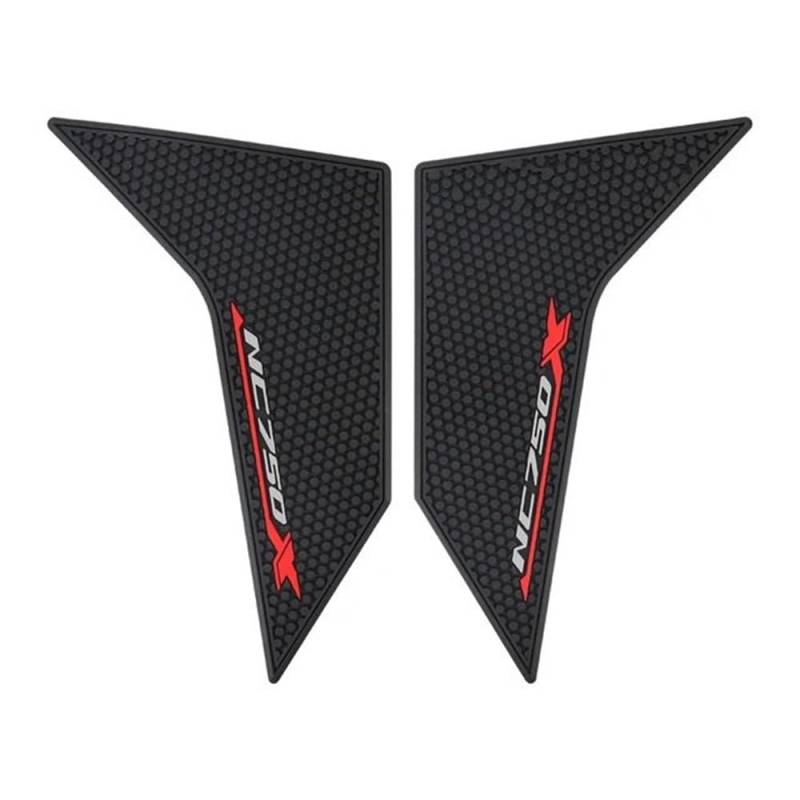 YINZO Motorrad Tankspad Für NC750X NC 750X2021 2022-Motorrad Seite Kraftstoff Tank Pad Schutz Aufkleber Aufkleber Gas Knie Grip Traktion Pad Tankpad von YINZO