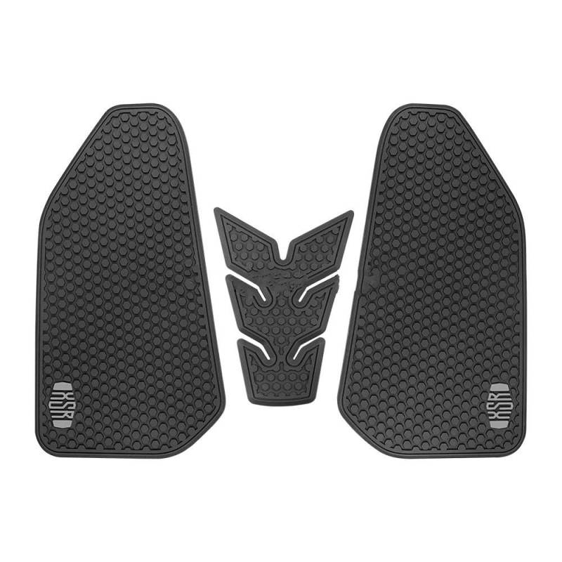 YINZO Motorrad Tankspad Für XSR900 XSR 900 2022- Seite Kraftstofftank Pad Tank Pads Schutz Aufkleber Knie Grip Traktion Pad(A Set) von YINZO