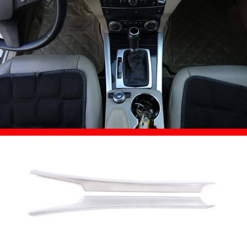 Yiwang car center console dekoration streifen trim zubehör für benz glk klasse x204 2008-2015 (silber) von YIWANG