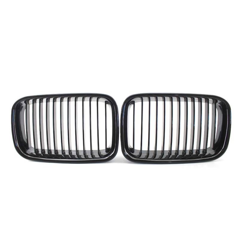 YIWEOG Kühlergrill Ersatz für E36 325i 320i 318is 1992-96 Kühlergrill Hochglanz Schwarz Cool Bussiness Style von YIWEOG