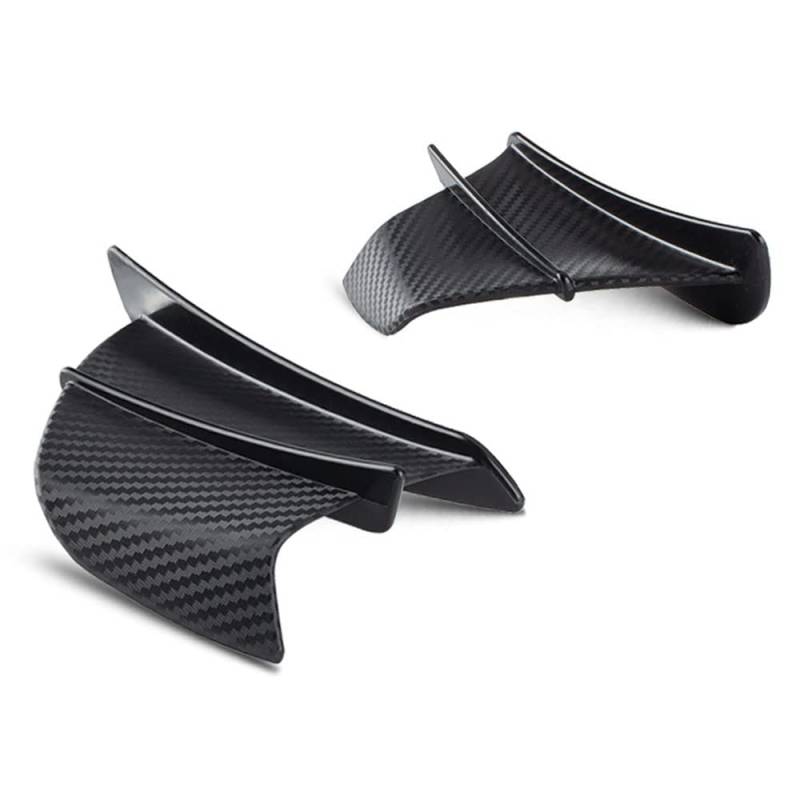 YIWEOG Motorrad Aerodynamische Winglets ABS Wing Spoiler Universelles Modifikationszubehör von YIWEOG