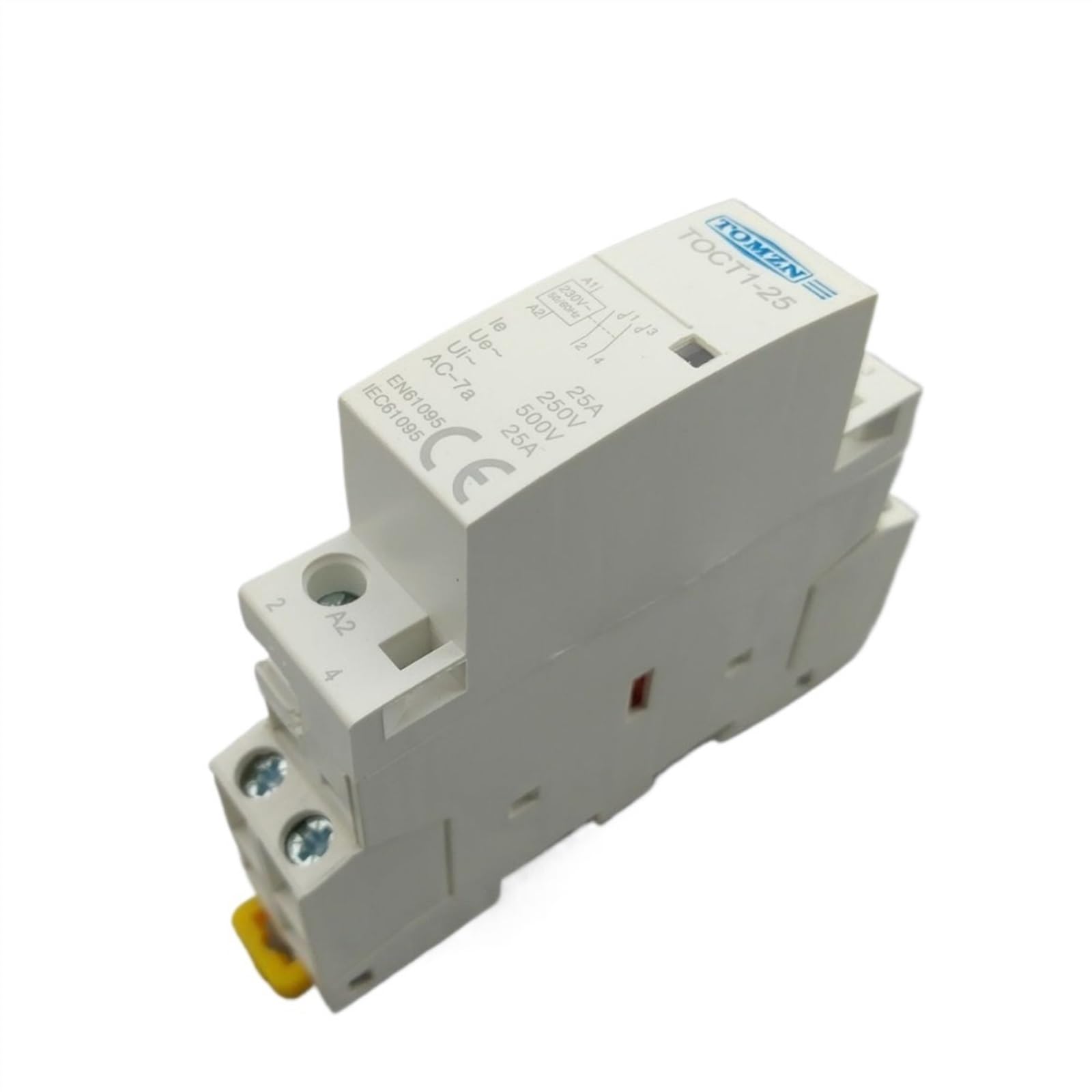 DC-Schütz 2P 25A 110V Spule 50/60HZ DIN-Schiene Haushalts-Wechselstrom Modularer Schütz 2NO von YJCUCVL