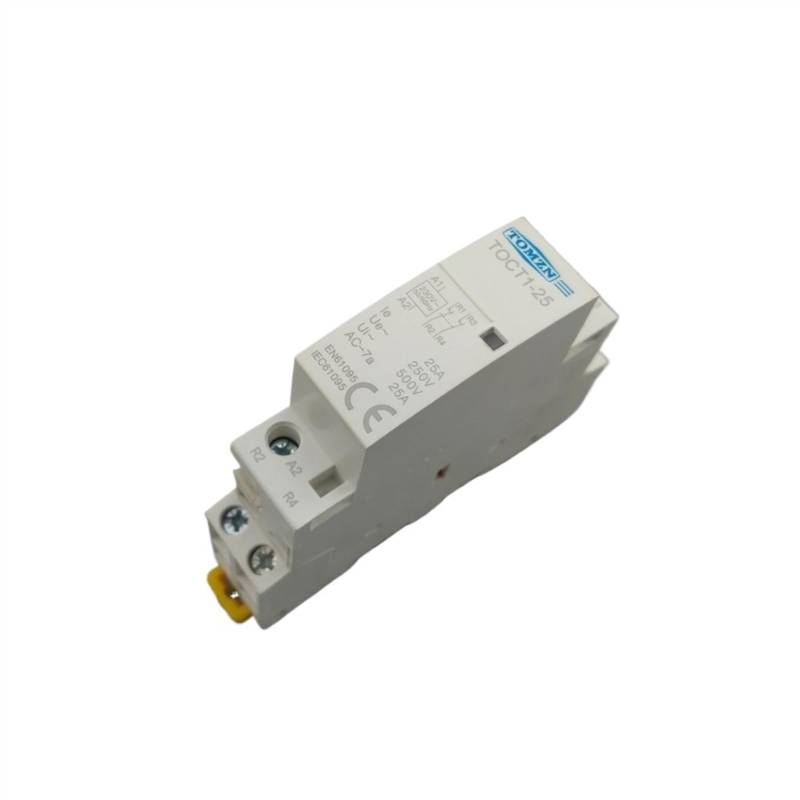 DC-Schütz 2P 25A 2NC 220V/230V 50/60HZ DIN-Schiene Haushalts-Wechselstrom Modulares Schütz Zwei normal geschlossen von YJCUCVL