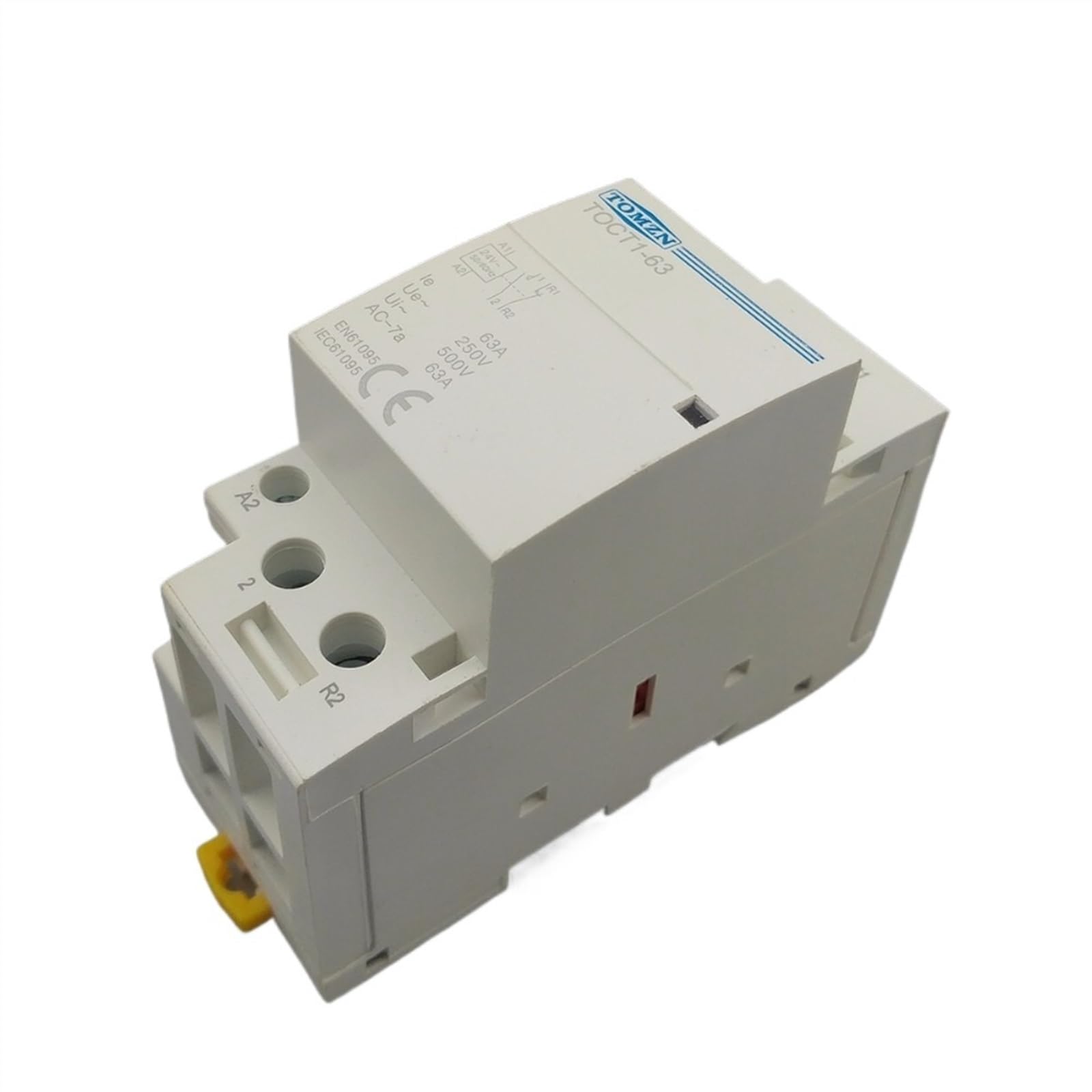 DC-Schütz 2P 63A AC 24V 50/60HZ 1NO 1NC DIN-Schiene Haushalt AC Modulares Schütz von YJCUCVL