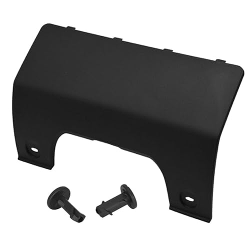 YJDTESVC Schwarze hintere Stoßstangen-Abschleppösenabdeckung DPO500011PCL for Land Rover Discovery 3 4 LR3 LR4 2005-2012 von YJDTESVC