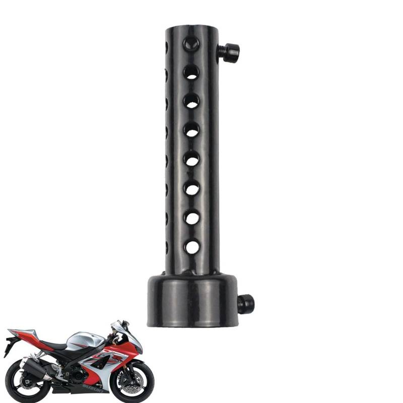 YJFY 1 Stück Motorrad db Killer Motorrad-Endschalldämpfer Motorrad-Abgasschalldämpfer Universal Motorrad Auspuff Schalldämpfer Schwarz Schalldämpferrohr Kompatibel Geräuschunterdrückung (45mm) von YJFY