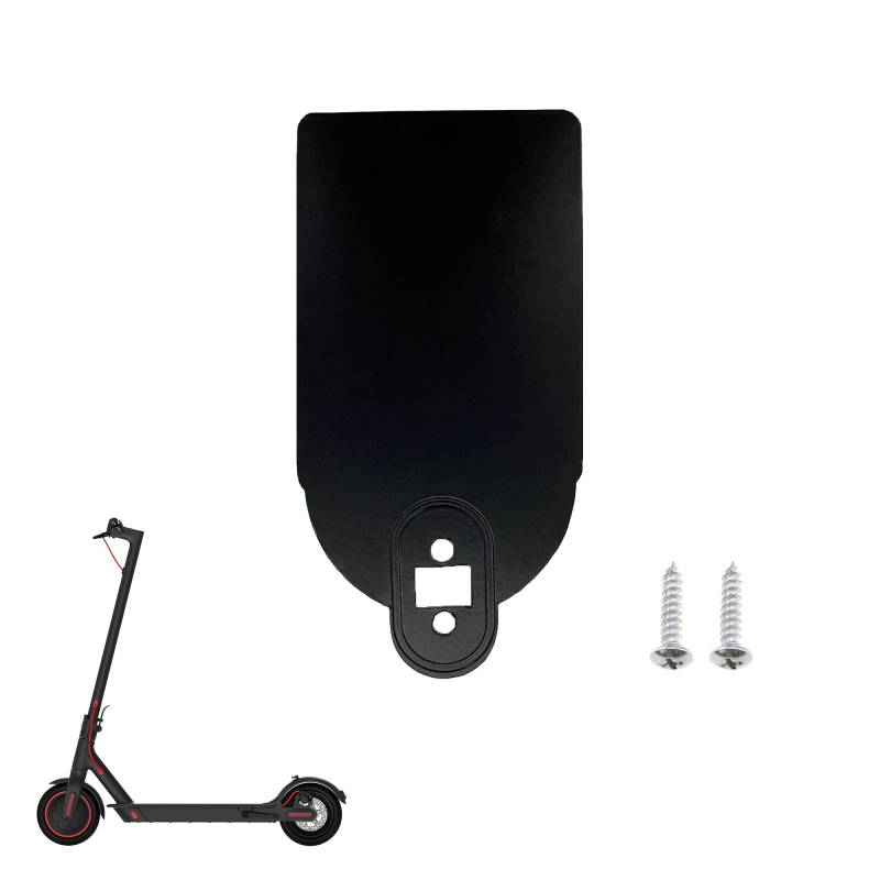 YJFY E Scooter Kennzeichenhalter Metallmaterial Kennzeichenhalterung E Scooter E Roller Nummernschild Halterung Robust und langlebig mit Schrauben kompatibel mit M365 M365 Pro (Schwarz) von YJFY