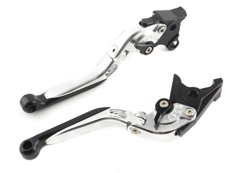 YJS Motorrad Einstellbar Faltbar Brems Kupplungshebel CNC Aluminium für SUZUKI GSX1400 HAYABUSA/GSXR1300 GSX650F GSF650 BANDIT GSX1250 F/SA/ABS GSF1250 BANDIT GSF1200 BANDIT DL1000/V-STROM TL1000R von YJS