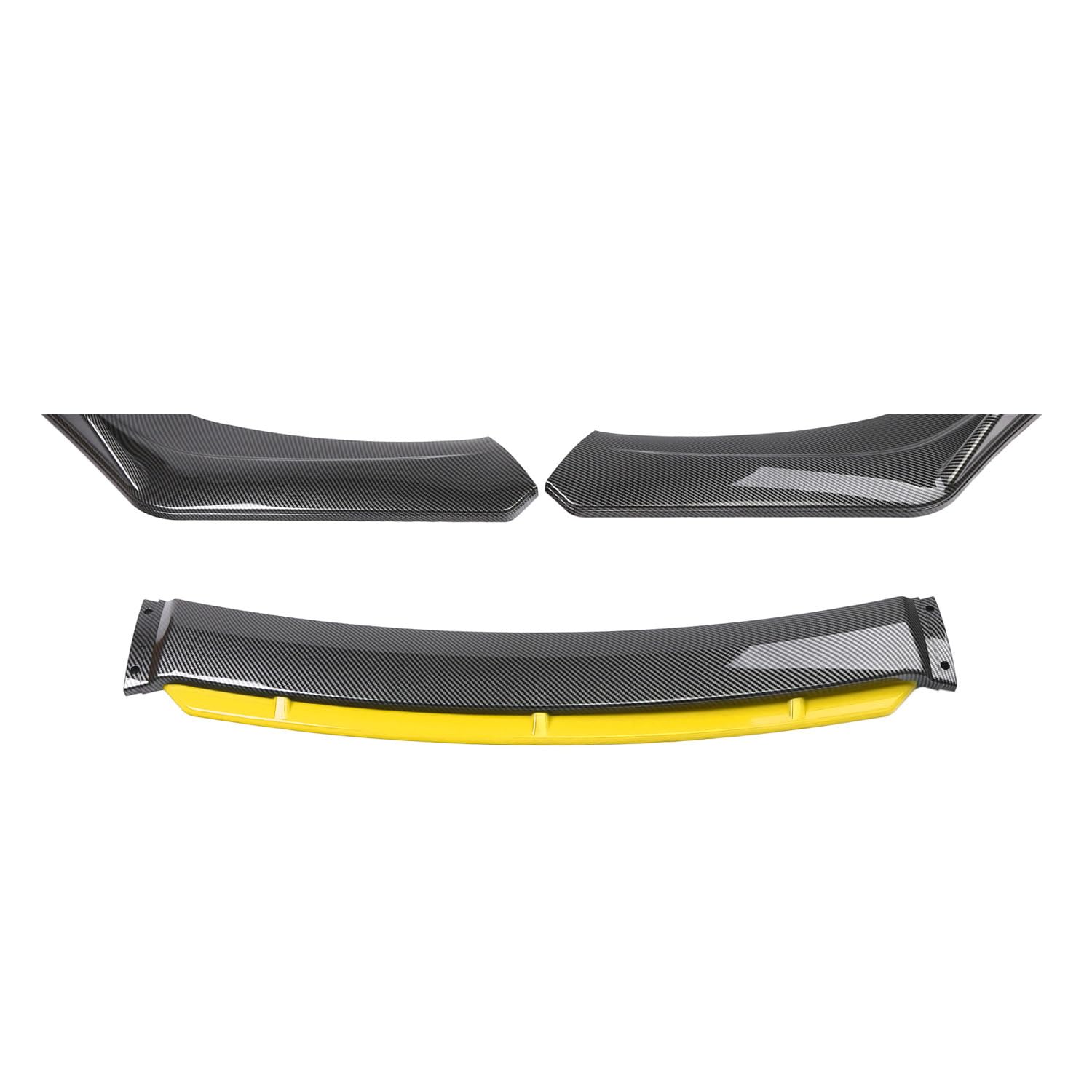Auto Frontstoßstangen Lippenspoiler Splitter für Peugeot RCZ 2011-2023,Kinnstoßstangen Diffusor Schutzspoiler Bodykit Schutz Zubehör,A-Yellow von YJXTXDE