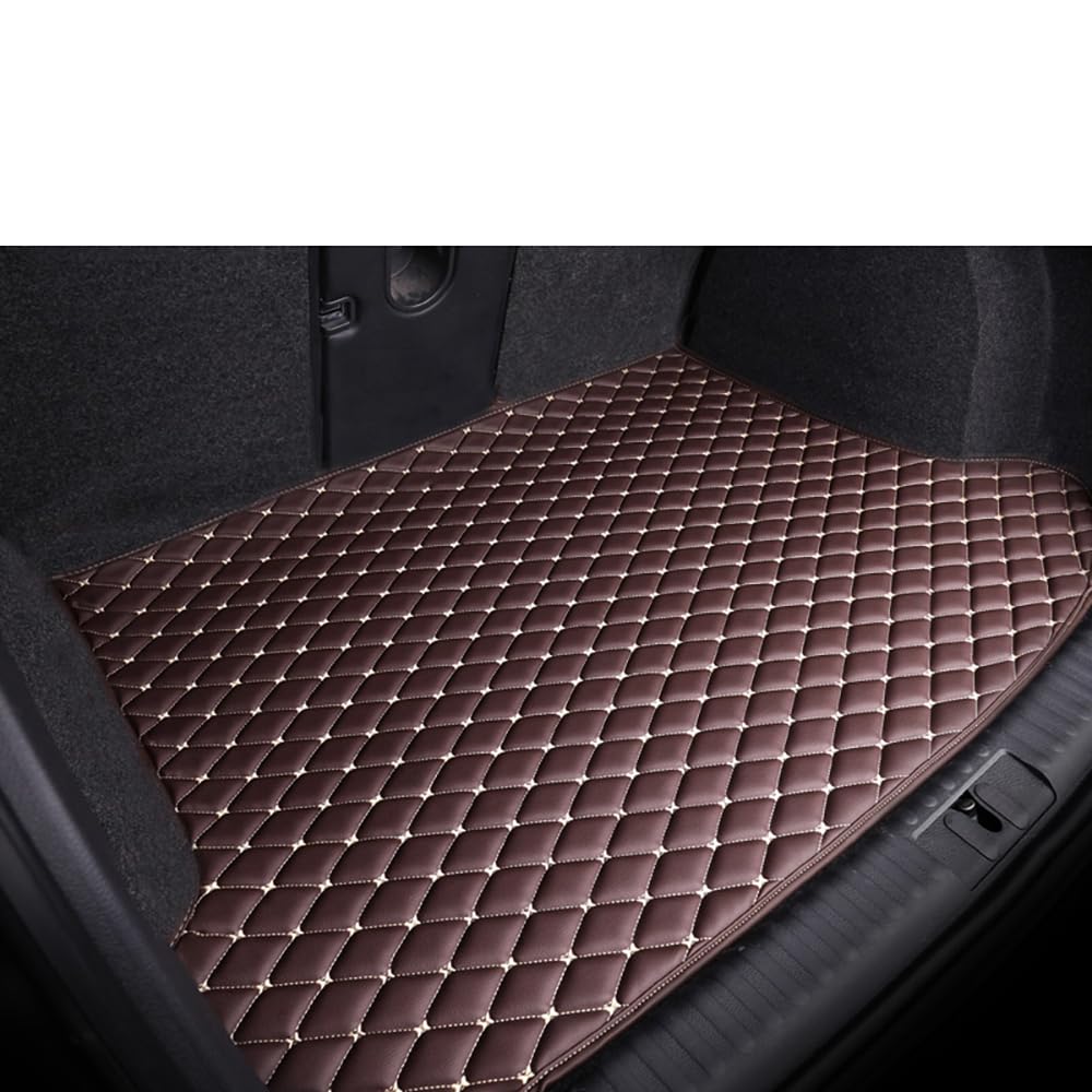Auto Kofferraummatte Ledert, für Audi 5SeatsQ7 06-15Type A wasserdichtes kratzfestes und schmutzabweisendes Auto-Innenraumschutzzubehör,E von YJYNB