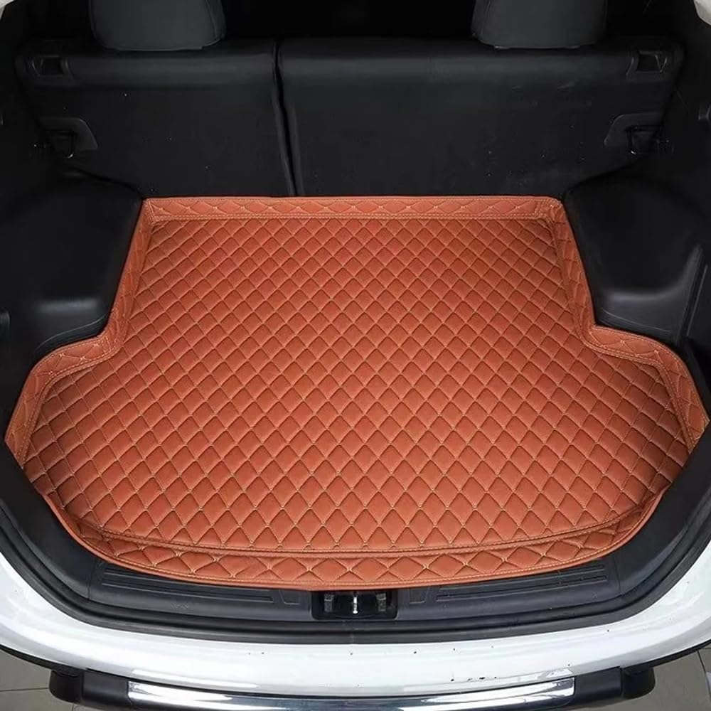 Auto Kofferraummatte Ledert, für Audi A3 Hatchback 08-12 wasserdichtes kratzfestes und schmutzabweisendes Auto-Innenraumschutzzubehör,E von YJYNB