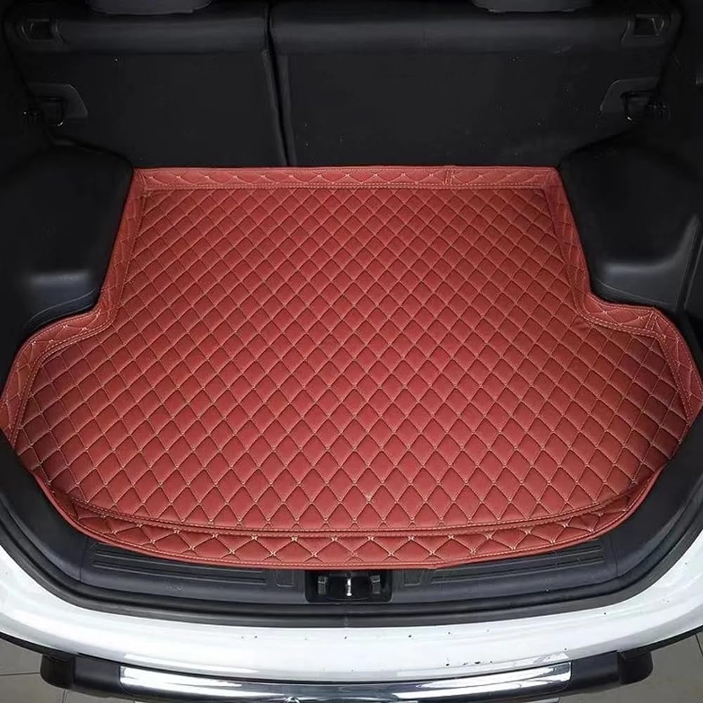 Auto Kofferraummatte Ledert, für Audi A3L Hatchback 21-23 wasserdichtes kratzfestes und schmutzabweisendes Auto-Innenraumschutzzubehör,C von YJYNB
