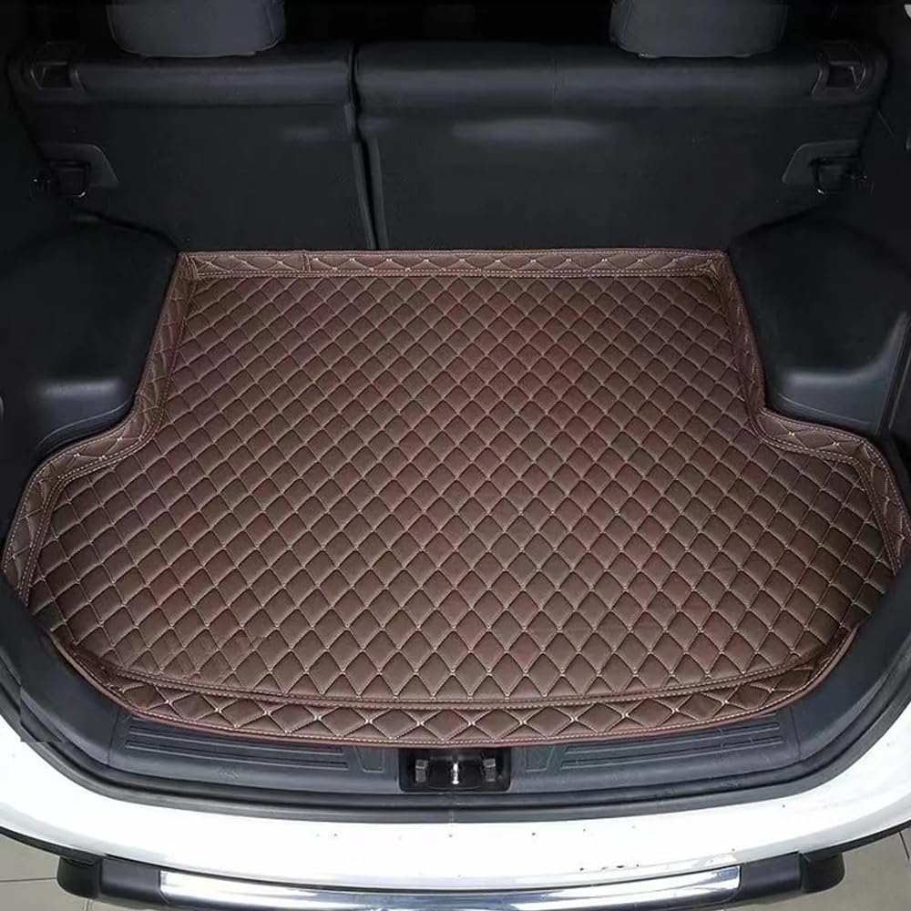 Auto Kofferraummatte Ledert, für BMW I5 2024 wasserdichtes kratzfestes und schmutzabweisendes Auto-Innenraumschutzzubehör,F von YJYNB