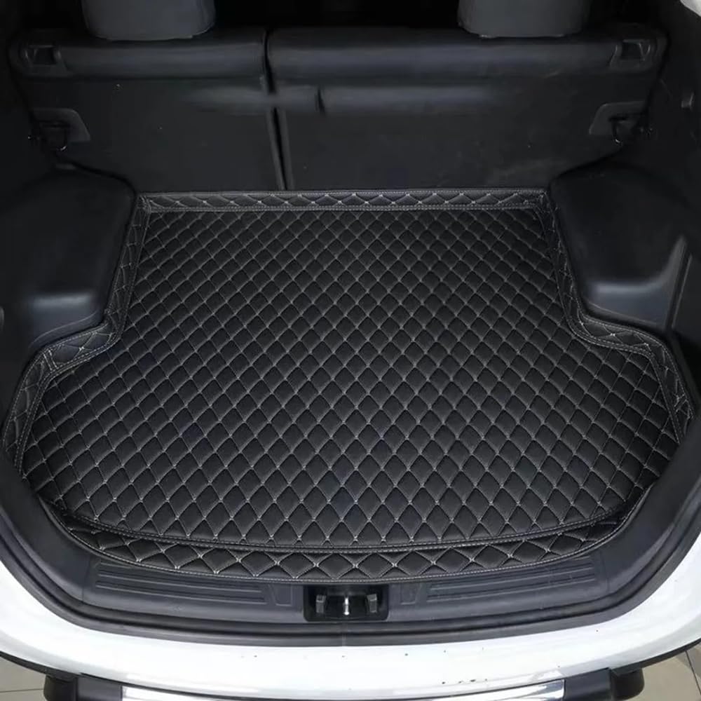 Auto Kofferraummatte Ledert, für BMW i4 2023-2024 wasserdichtes kratzfestes und schmutzabweisendes Auto-Innenraumschutzzubehör,A von YJYNB