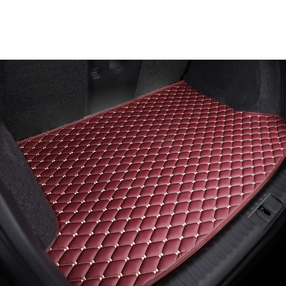 Auto Kofferraummatte Ledert, für Buick Encore 2013-2019 wasserdichtes kratzfestes und schmutzabweisendes Auto-Innenraumschutzzubehör,A von YJYNB