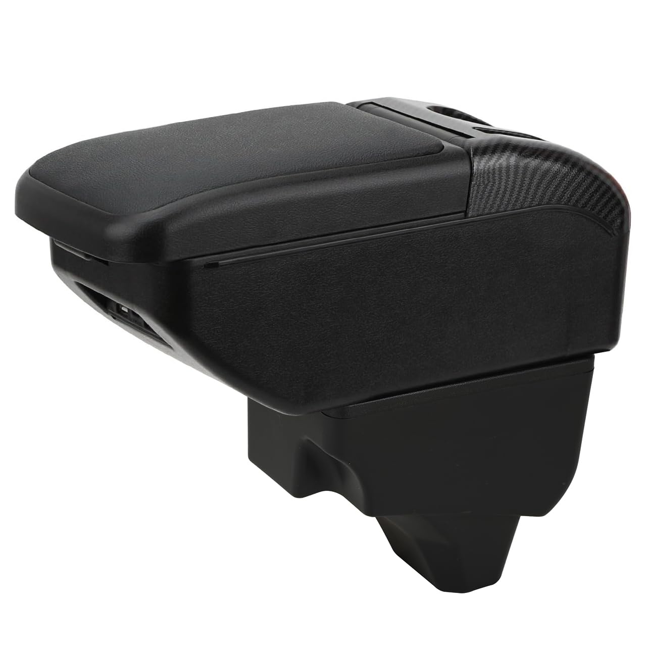 YJYWZH Compatible with Peugeot 2008 Armlehnen Peugeot 208 2019-2024 Schwarz Leder Armlehne Auto Mittelkonsole Aufbewahrungsbox Innenausstattung Nachrüstteile von YJYWZH