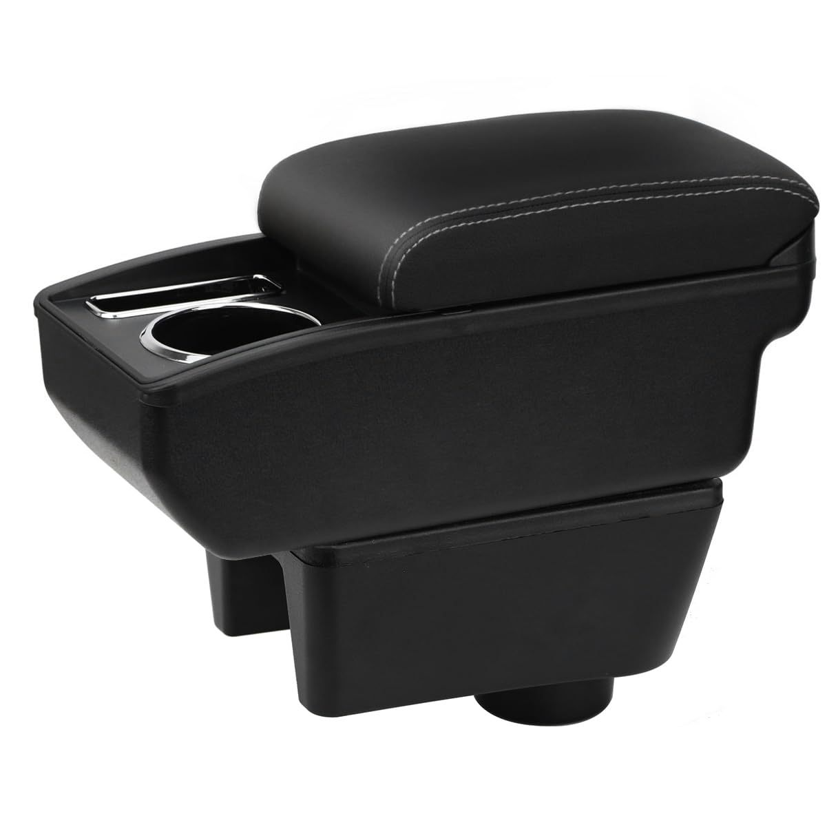 YJYWZH Compatible with Seat Ibiza 6j Ibiza 6L Armlehnen Auto Mittelkonsole Aufbewahrungsbox Armlehne Innenausstattung Armauflage Armstütze mit Getränkehalter von YJYWZH