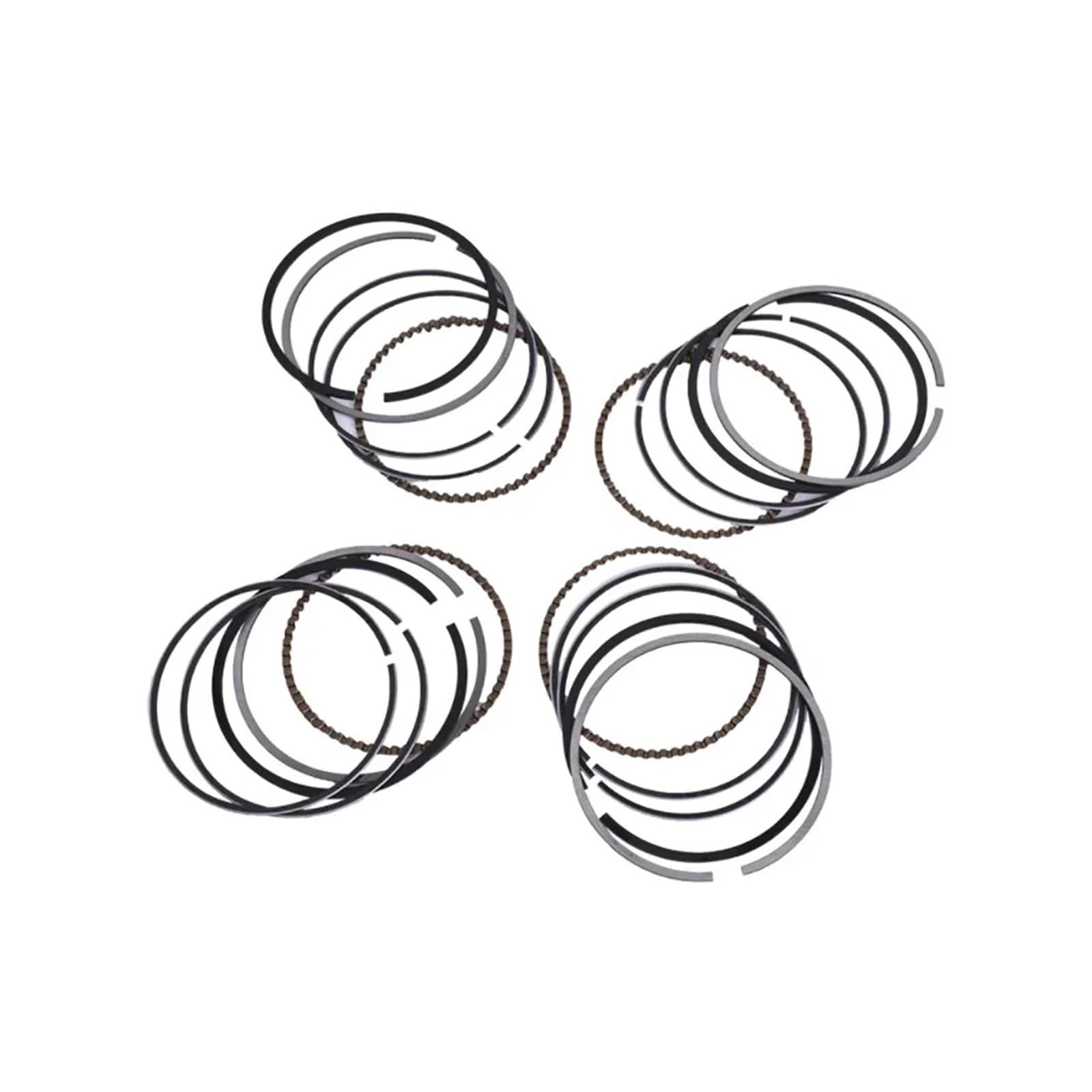 1/4 Set 57 mm 400 cc Motorrad Motor Zylinder Kolbenringe Kit for ZXR400 1989–1996 ZX-4 F3 1988 ZXR 400 ZX4 Ring Set(4pcs) von YKLMGVAW