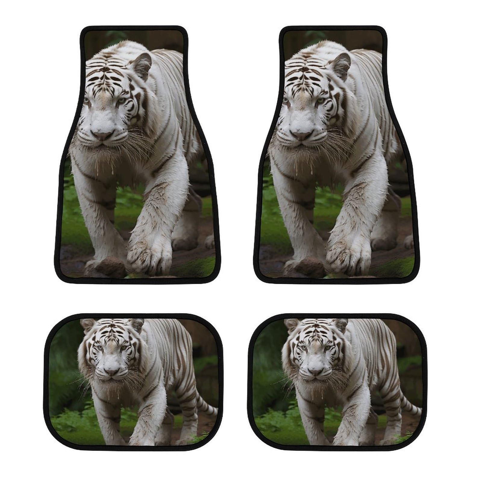 Auto Fußmatten, Majestic White Bengal Tiger Print Auto Fußmatten Set Automotive Fußmatten Auto Fußmatten Auto Fußmatten Auto Fußmatten von YKUDBN