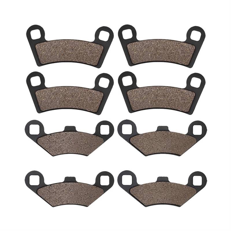 YLHMG Motorrad-Bremsbeläge vorn und hinten, for Polaris, RZR570 RZR 570 EPS 2012-2019 RZR800 Ranger RZR 800, for Razor, RZR-S EPS EFI 2008-2014 Fahrrad-Hinterradbremsbeläge(Front and Rear) von YLHMG