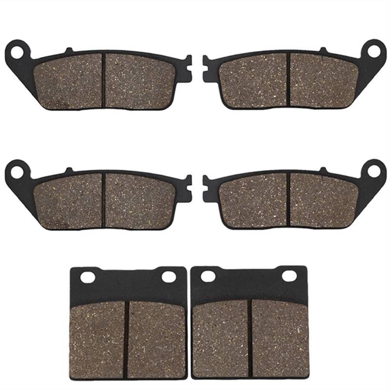 YLHMG Motorrad-Bremsbeläge vorne und hinten, for GSX 400 GSX400 Impulse 1994-1996 GSF 600 GSF600 1995-1999 Fahrrad-Hinterradbremsbeläge(Front and Rear) von YLHMG