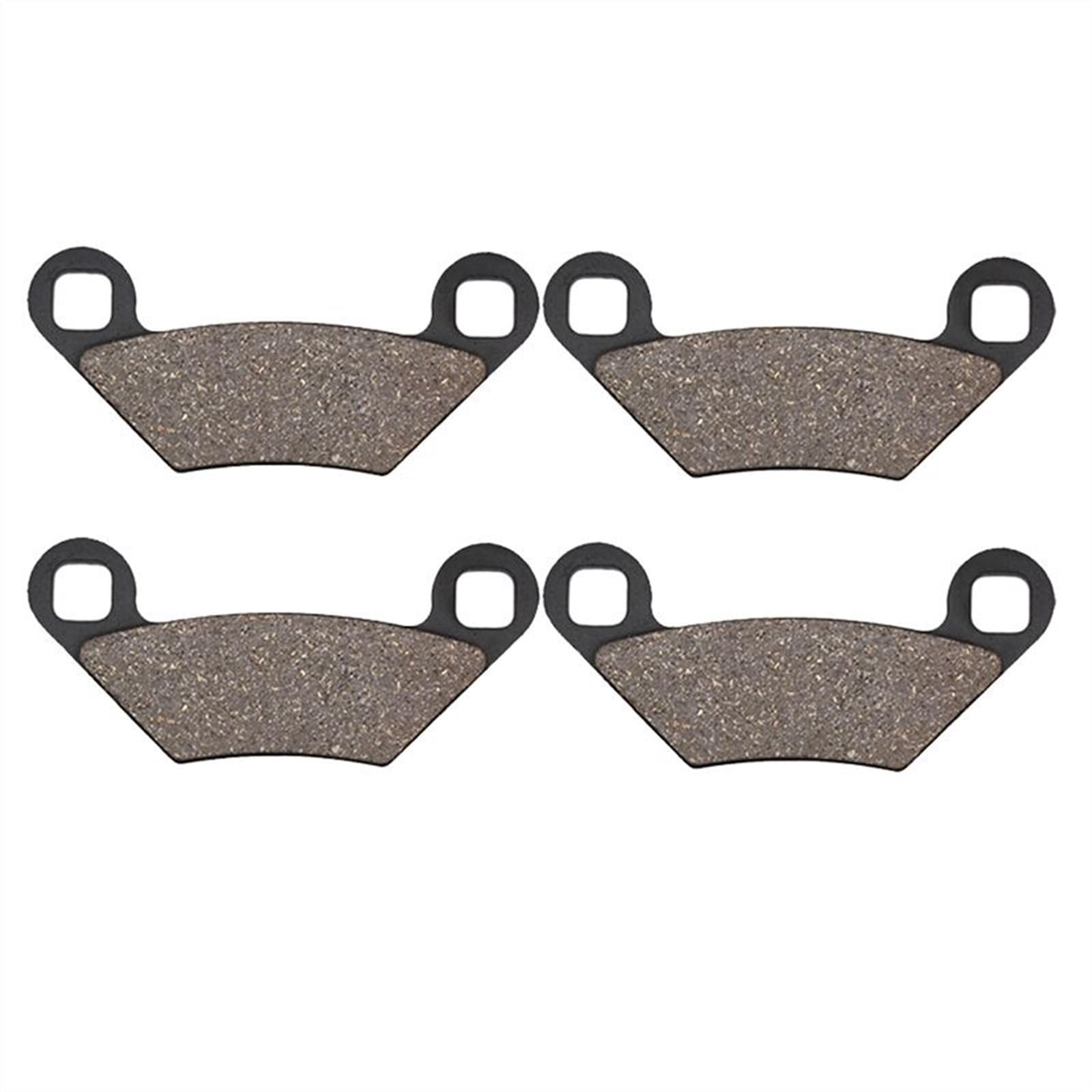 YLHMG Motorrad-Bremsbeläge vorne und hinten, for Polaris, for Sportsman, 550 X2 2010-2014 Fahrrad-Hinterradbremsbeläge(2pairs) von YLHMG