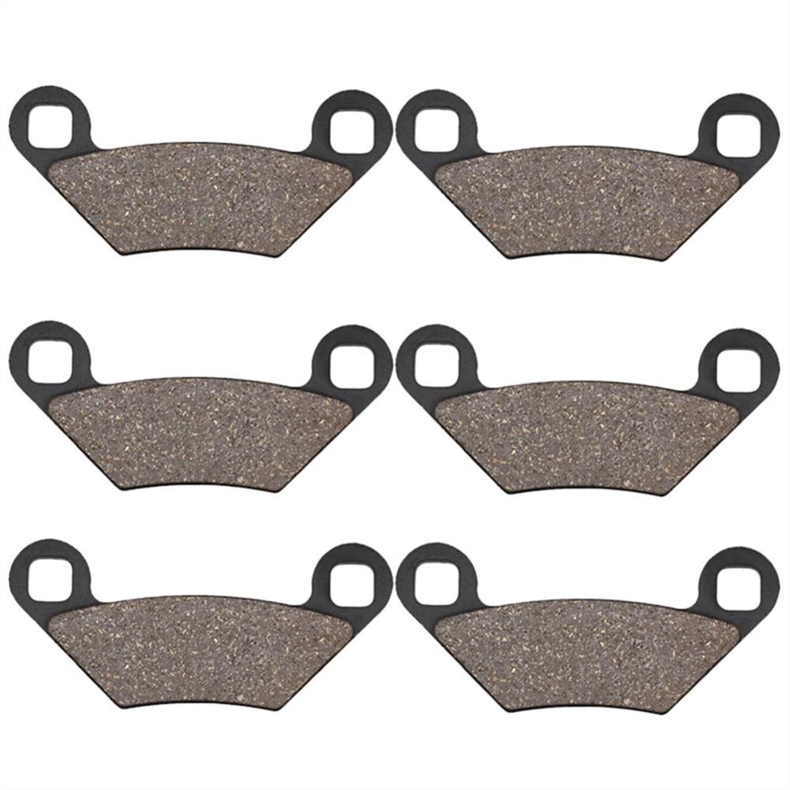 YLHMG Motorrad-Bremsbeläge vorne und hinten, for Polaris, for Sportsman, 550 X2 2010-2014 Fahrrad-Hinterradbremsbeläge(3pairs) von YLHMG