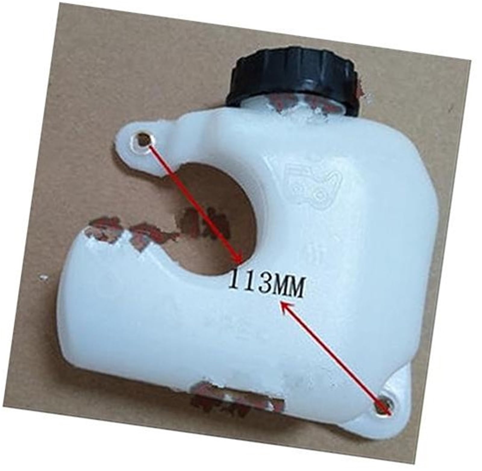 YLHMG Trimmer-KRAFTSTOFFTANK Verschiedene, for CHINESISCH, for Robin, STRIMMER-BÜRSTENSCHNEIDER, HECKEN-RASENTRIMMER-Sprayer-Teile, for Komatsu, für Gaskraftstofftank(Black High Pole) von YLHMG