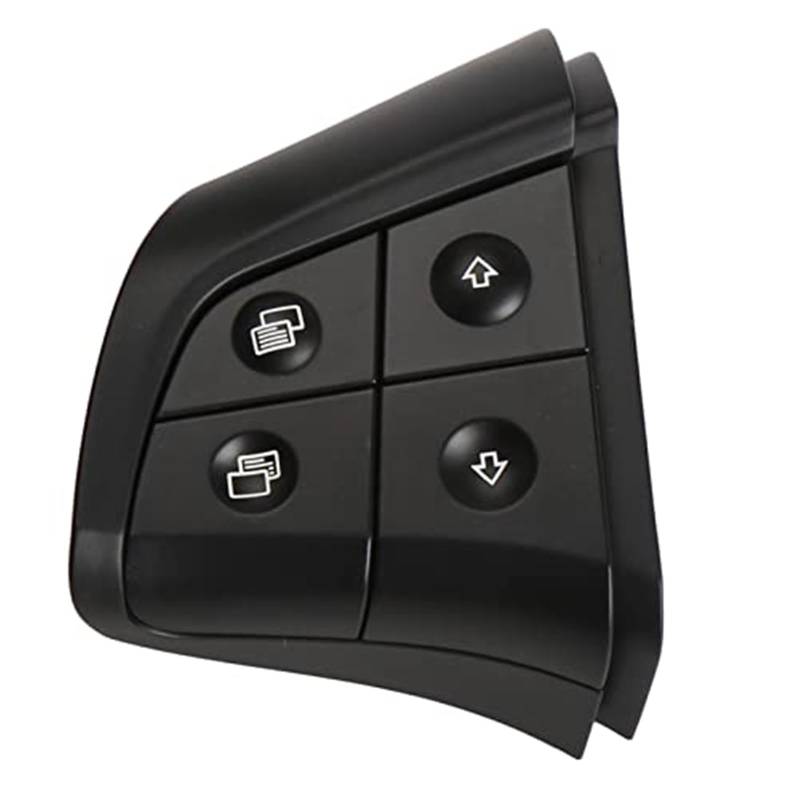 YLHMG for Mercedes, for Benz, R-Klasse W251 2006 2007 2008 2009 4 KeysSwitch Button Lenkradschaltertasten(Black Black) von YLHMG