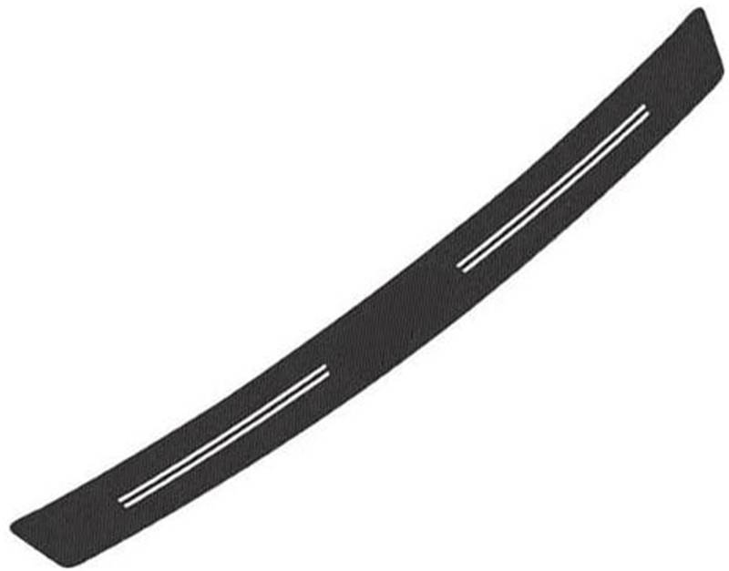 YLHMG for Peugeot, 308 Auto-Kofferraumschutz, Anti-Kick-Kratzaufkleber, Auto-Heckstoßstangenverkleidung, Schutzaufkleber, Autozubehör Stoßstangenschutzleiste(Black Balck White) von YLHMG