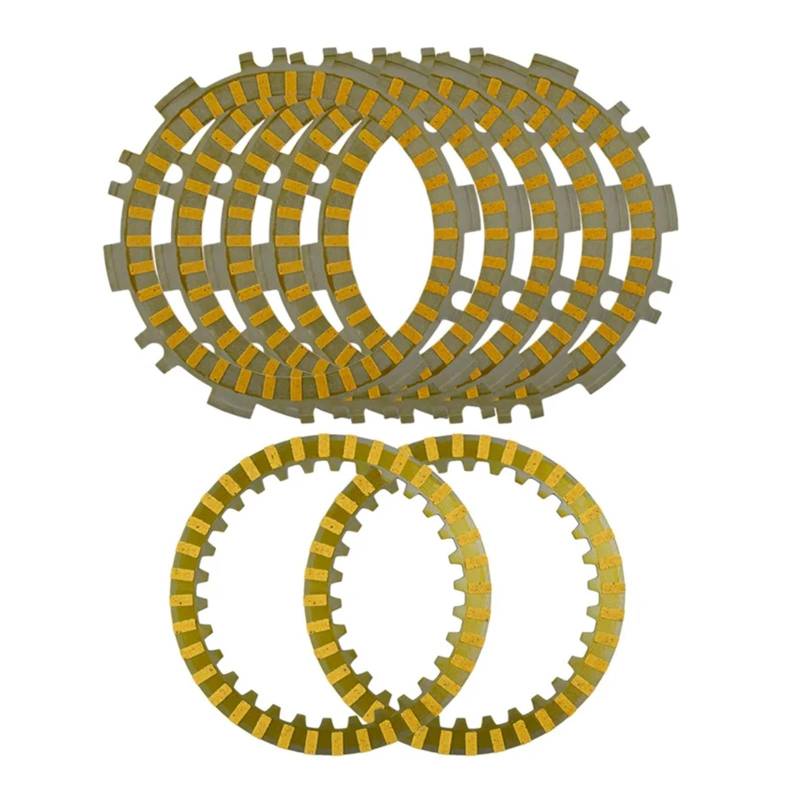 Ein Satz Reibplatten auf Papierbasis, Motorradteile, Kupplungsscheiben, Reibscheiben for T-MAX 500 Tmax500 T max500 von YLONGHG