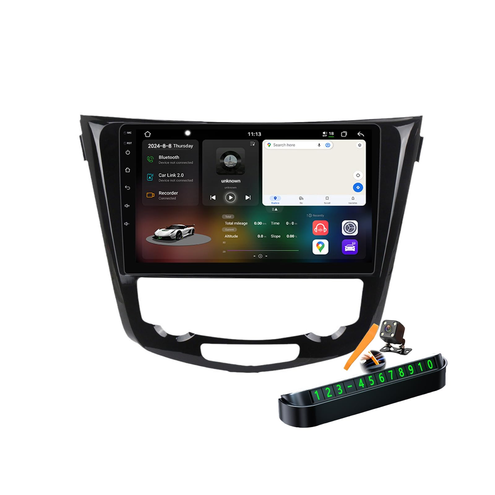 A,M6 Pro Plus 2,Autoradio Android 14.0 Navi 2 DIN Stereo für X-Trail Qashqai 2013-2021 Sat GPS Navigation 10 zoll Cartablet DVD Multimedia Player FM BT Receiver mit Carplay 4G 5G WIFI DSP SWC von YLOXFW