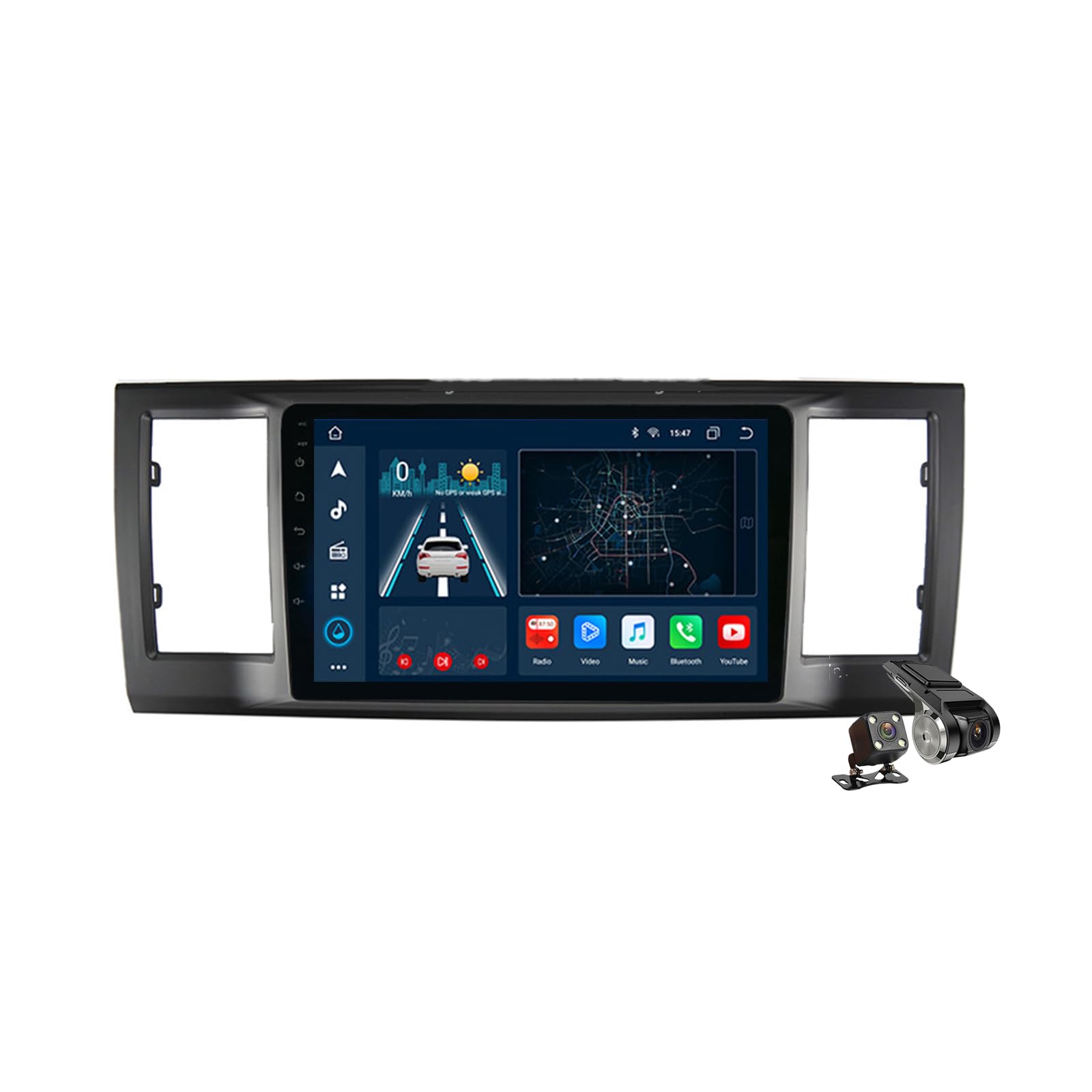 M200s,Android 14.0 Autoradio Stereo Navi mit 4G 5G WIFI DSP Carplay für Caravelle 6 2015-2020 Sat GPS Navigation 9 zoll MP5 Multimedia Video Player FM BT Receiver von YLOXFW