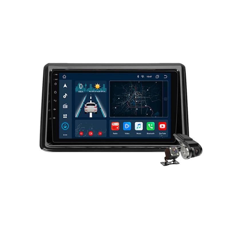 M200s,Android 14.0 Autoradio Stereo Navi mit 4G 5G WIFI DSP Carplay für Noah R80 2014-2020 Sat GPS Navigation 9 zoll MP5 Multimedia Video Player FM BT Receiver von YLOXFW