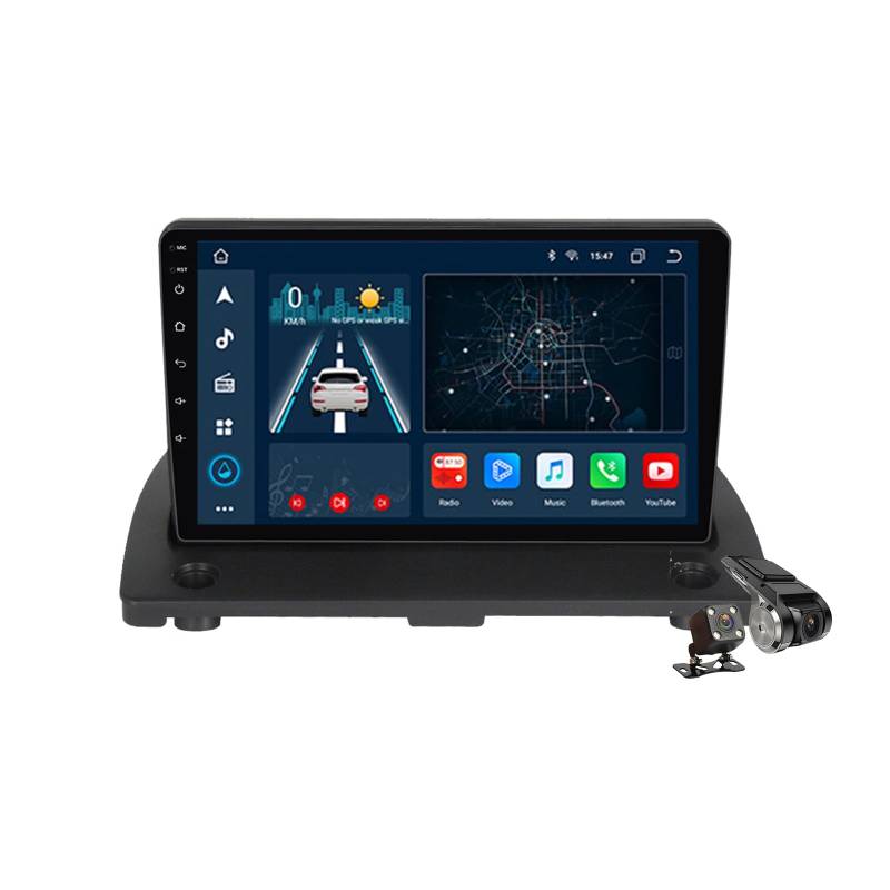 M800s,Android 14.0 Autoradio Stereo Navi mit 4G 5G WIFI DSP Carplay für Volvo XC90 2002-2014 Sat GPS Navigation 9 zoll MP5 Multimedia Video Player FM BT Receiver von YLOXFW