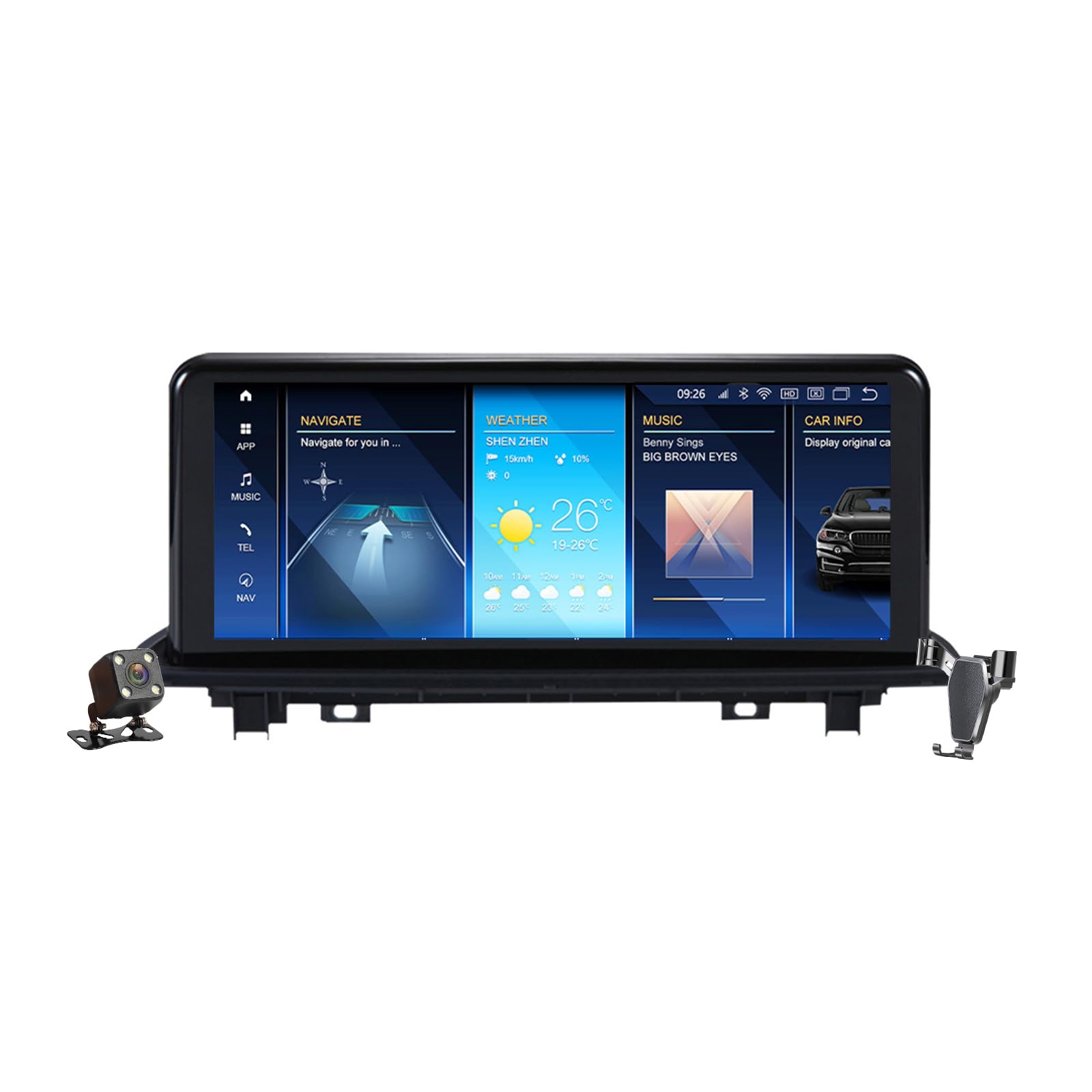 N8 pro 2,Android 13.0 Autoradio Stereo Navi mit 4G WIFI DSP Carplay für B-MW X1 F48 2016-2019 Sat GPS Navigation 10.25/12.3 zoll Multimedia Video Player FM BT Receiver von YLOXFW