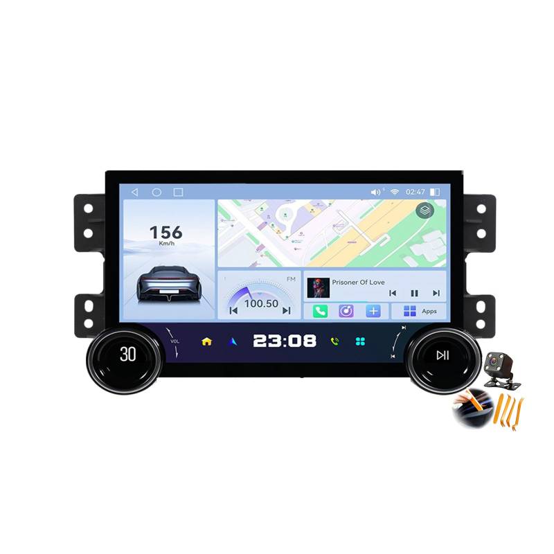 YLOXFW 8core 4+64gb, Autoradio Stereo Android 14.0 Navi für Borrego Mohave 2008-2012 Sat GPS Navigation 11,8 Zoll 2K Cartablet DVD Multimedia Player FM BT Receiver mit Carplay 4G 5G WiFi DSP SWC von YLOXFW