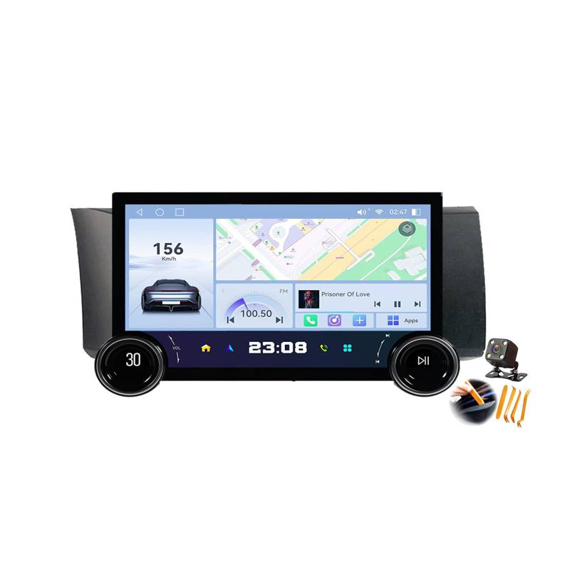 YLOXFW 8core 4+64gb, Autoradio Stereo Android 14.0 Navi für GT 86/S-ubaru BRZ 2012-2017 Sat GPS Navigation 11,8 Zoll 2K Cartablet DVD Multimedia Player FM BT Receiver mit Carplay 4G 5G WiFi DSP SWC von YLOXFW