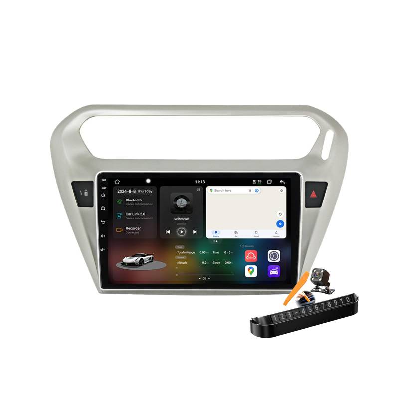 YLOXFW M6 pro Plus 1, Autoradio Android 14.0 Navi 2 DIN Stereo für 301 2013-2016 Sat GPS Navigation 9 Zoll Cartablet DVD Multimedia Player FM BT Receiver mit Carplay 4G 5G WiFi DSP SWC von YLOXFW