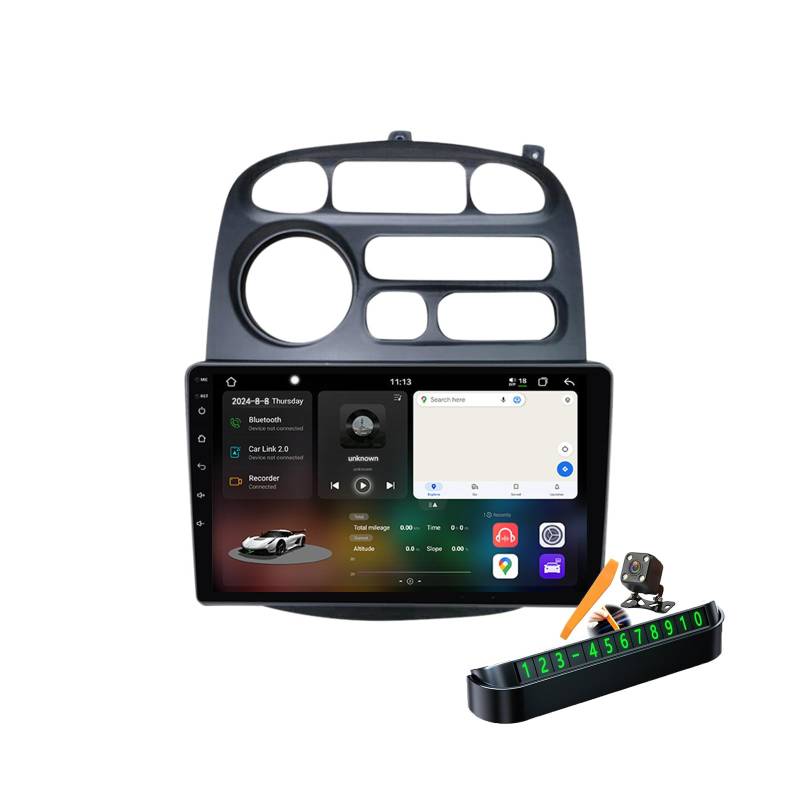 YLOXFW M6 pro Plus 1, Autoradio Android 14.0 Navi 2 DIN Stereo für H1 Starex 1997-2007 Sat GPS Navigation 9 Zoll Cartablet DVD Multimedia Player FM BT Receiver mit Carplay 4G 5G WiFi DSP SWC von YLOXFW