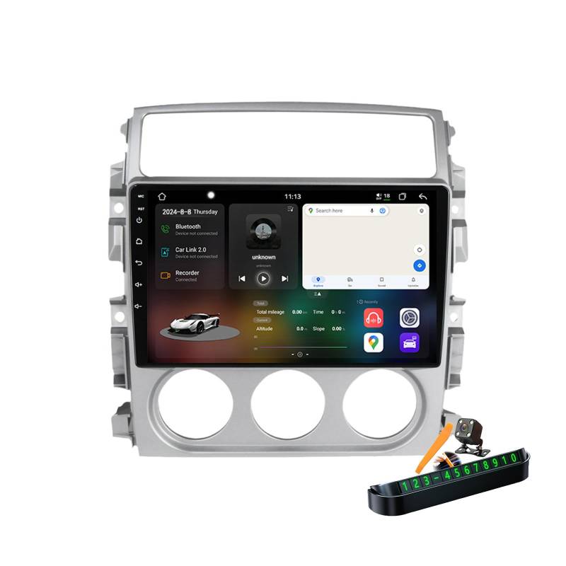 YLOXFW M6 pro Plus 1, Autoradio Android 14.0 Navi 2 DIN Stereo für Liana 2004-2013 Sat GPS Navigation 9 Zoll Cartablet DVD Multimedia Player FM BT Receiver mit Carplay 4G 5G WiFi DSP SWC von YLOXFW