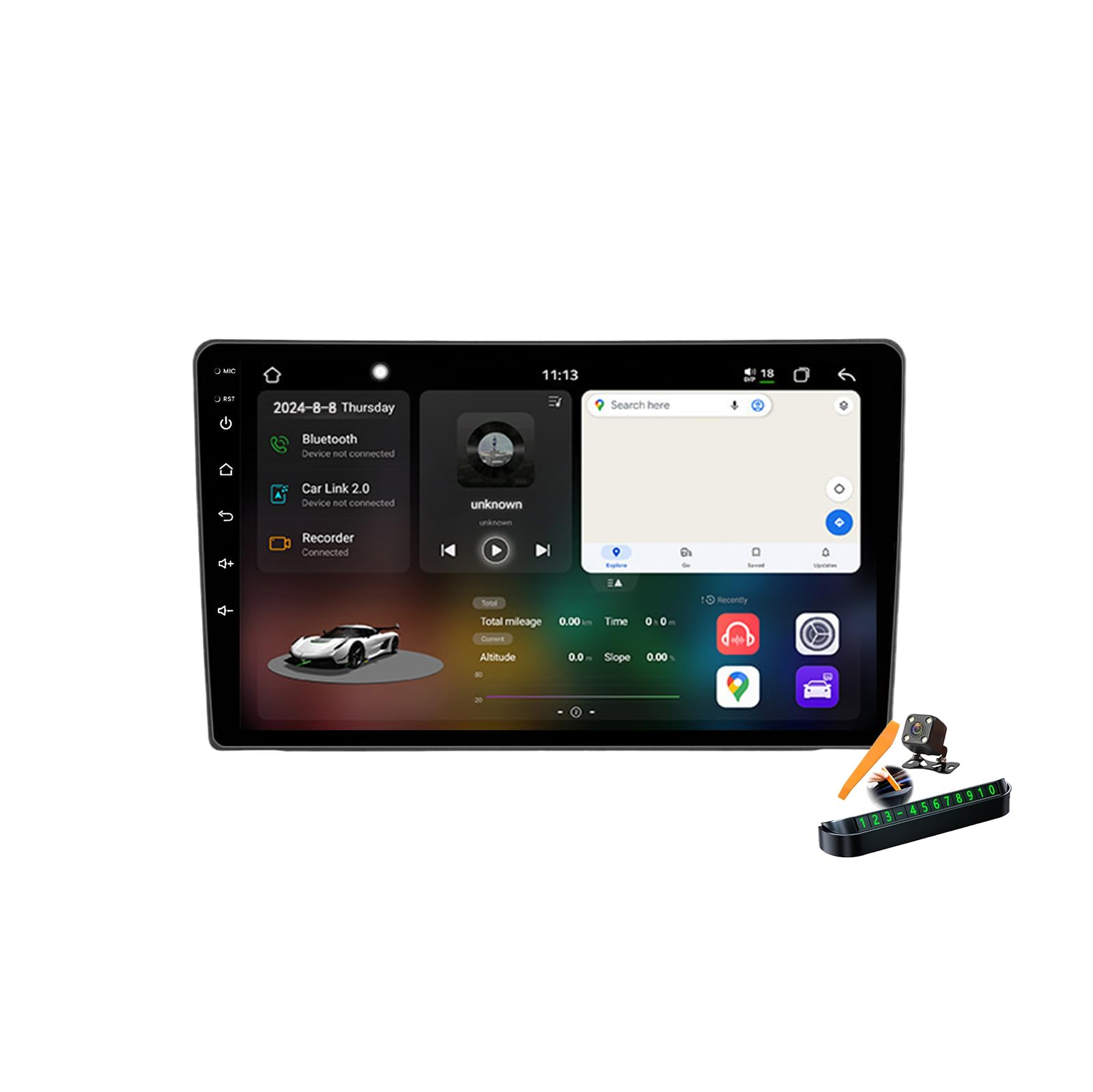 YLOXFW Y500s, Autoradio Android 14.0 Navi 2 DIN Stereo für D-odge Ram 1500 2500 3500 2019-2023 Sat GPS Navigation 9 Zoll Cartablet DVD Multimedia Player FM BT mit Carplay 4G 5G WiFi DSP SWC von YLOXFW