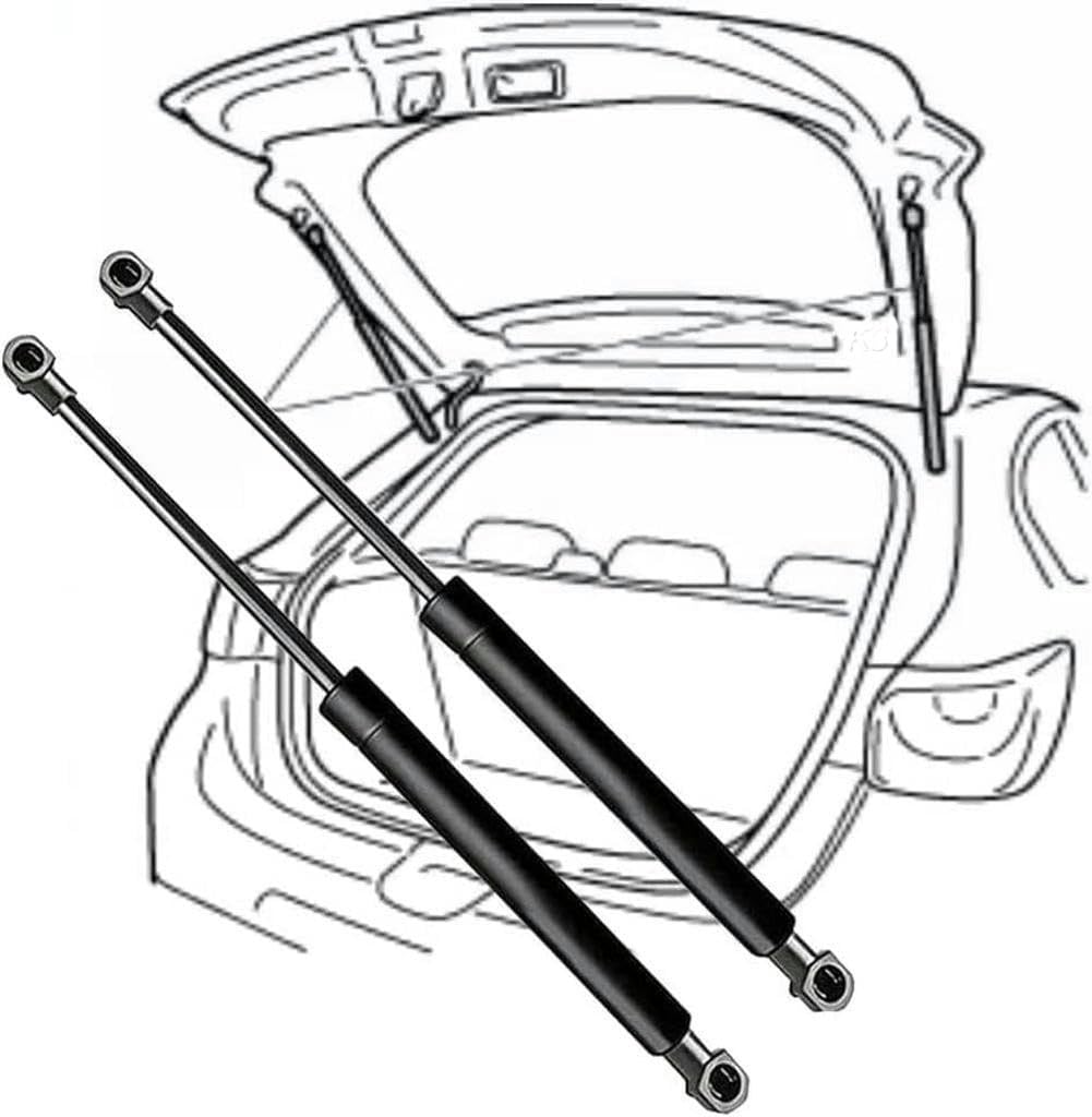 Heckklappenstreben Gasdruckfeder für Citroen C4 II Hatchback(B7) 2010-2015(OEM:9800717680)-49.2cm Gasfeder Dämpfer Heckklappendämpfer von YLQLLMSM