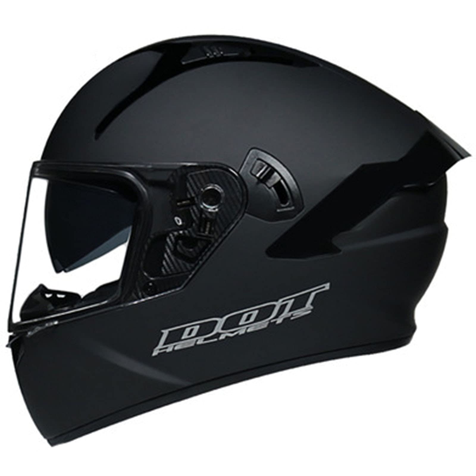 Motorrad-Helm Integrierter Integralhelm Mofa-Helm Scooter-Helm Sturzhelm Roller-Helm DOT/ECE Zertifizierter Motorradhelm Mit Doppelsonnenblende für Herren Und Damen A,XXXL von YMCXZDP